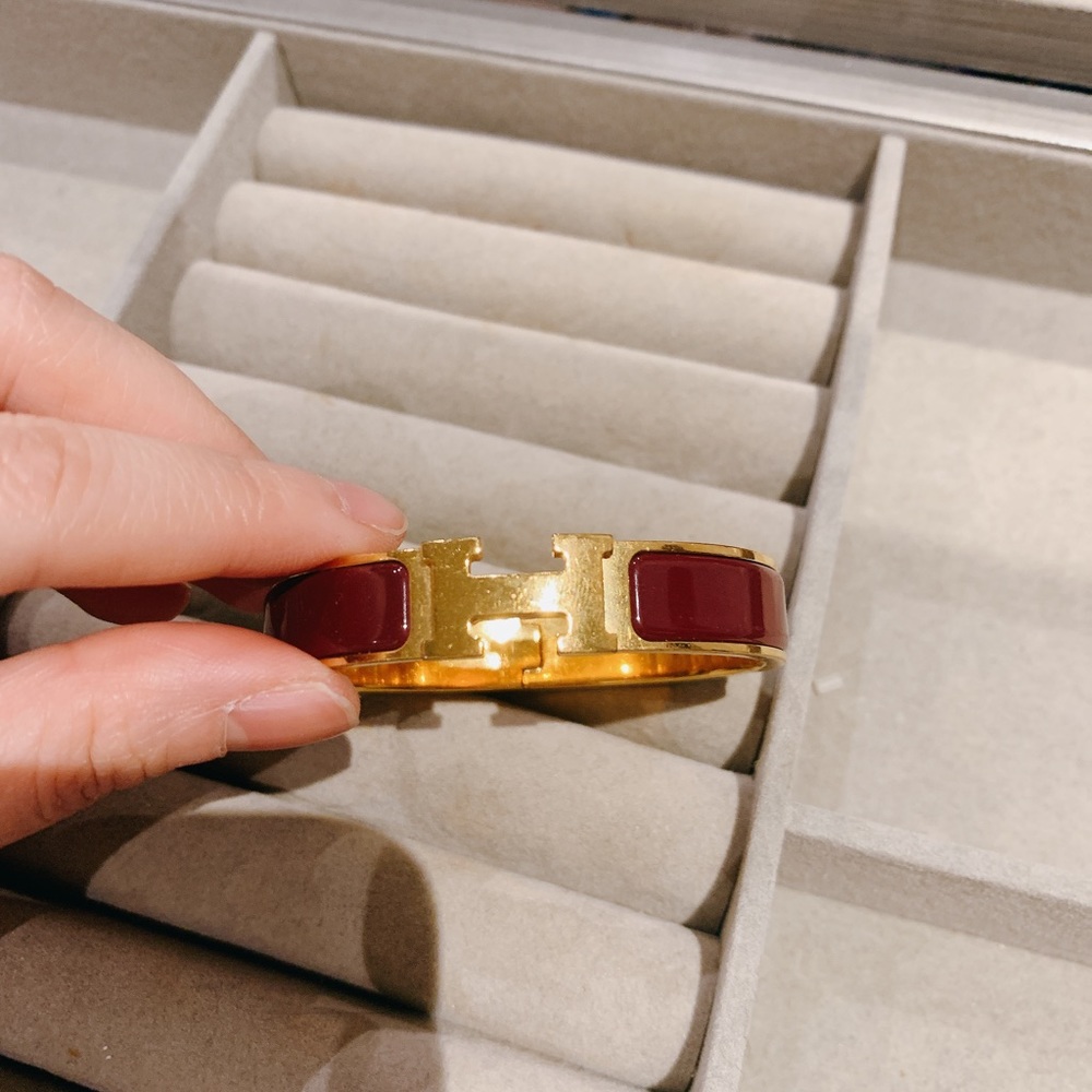 Hermes H bangle- Authentic